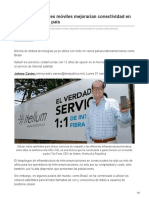 Satélites Más Redes Móviles Mejorarían Conectividad en Zonas Rurales Del País PDF