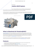 Dissolved Air Flotation (DAF) System