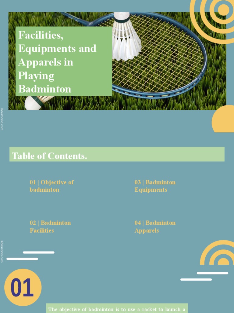 GRP3 MM2B Facilities Equipments and Apparels in Playing Badminton PDF