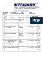 Cetak Laporan KRS Mahasiswa PDF