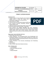 Template Laporan Magang Kerja & 2 SMT PDF