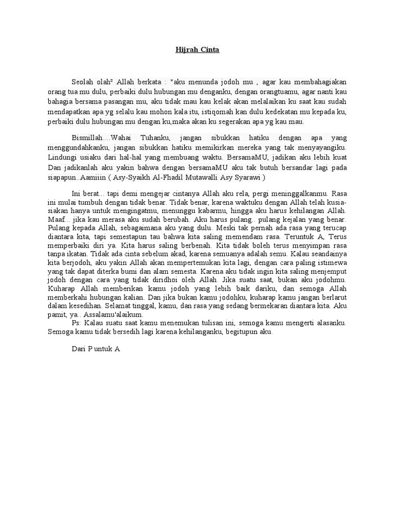 Hijrah Cinta Pdf