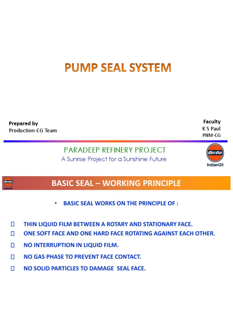 Pump Seal System 1678606054 PDF | PDF