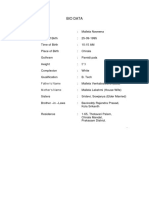 Naveena Bio Data PDF