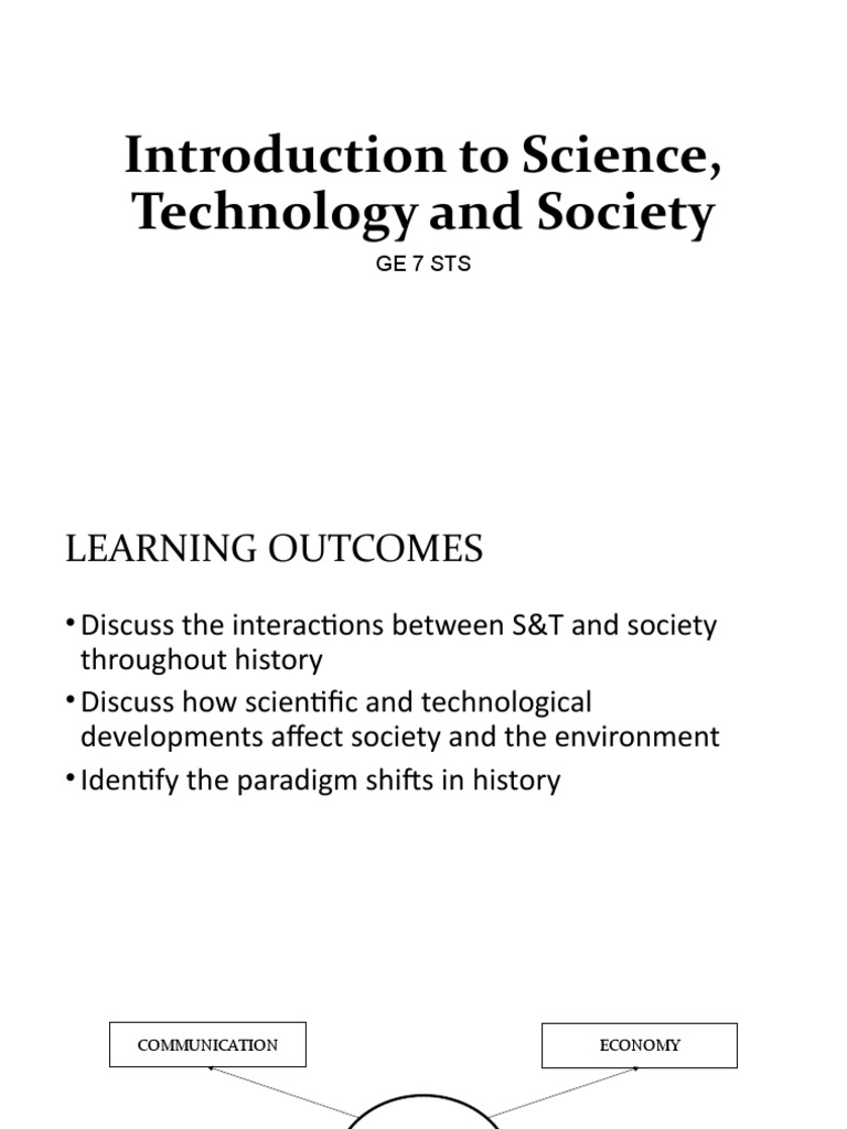 Introduction To Science Technology and Society | PDF | Science | Wheel