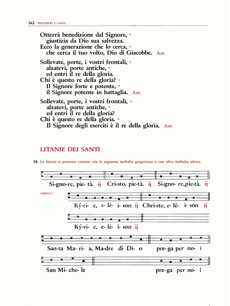 Litanie Dei Santi Per La Liberazione Litanie Dei Santi - Ita | PDF