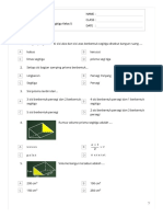 Latihan Volume Prisma Segitiga Kelas 5