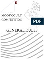 Moot Court Rules and Procedures