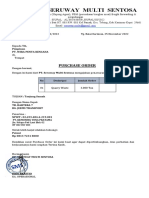 PURCHASE ORDER PT SERUWAY MULTI SENTOSA