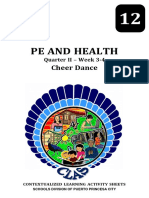 44 copiesSHS - PE and Health 12 Quarter 2 Week 3-4 Cheer Dance - Reviewed - Edited