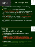 Download Unit 4- Topics and Controlling Ideas in Central Theses by anon-239081 SN6310904 doc pdf