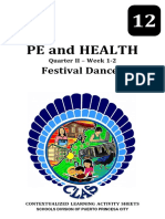 SHS - PE and Health 12 Quarter 2 Week 1-2 Festival Dance - Reviewed - Edited