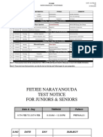 FIITJEE Schedule and Practice Tests