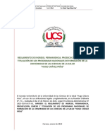 UCS - Reglamento de Ingreso, Prosecución, Egreso y Titulación