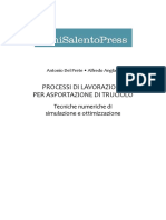 Testo Sulle Lavorazioni Per Asportazione PDF