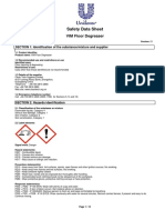 VIM Floor Degreaser SDS Summary