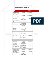 Rundown Acara Seminar Parenting Imm