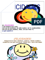 Felicidades