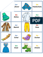 Spiele Im Deutschunterricht Memory Kleidung Und Ac Aktivitaten Spiele Spiele - 104564