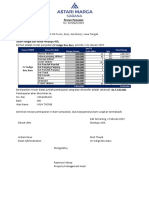 Surat Pencairan CV INDIGO BIRU BARU JAN'23