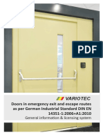 Doors in Emergency Exit and Escape Routes PDF