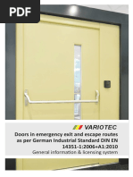 Doors in Emergency Exit and Escape Routes PDF