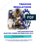 TR - Line Construction (Electric Power Distribution) NC II