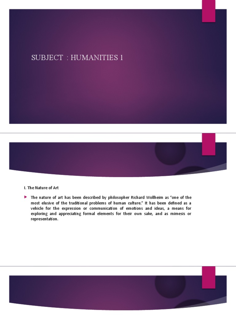 Humanities Concepts and Principles | PDF