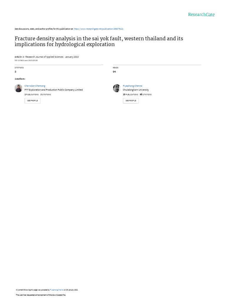 ChemongandChenrai - 2013 (Fracture Density Analysis in The Sai Yok ...