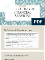 Marketing of Financial Services