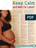 Keep Calm and Wait for Labor: Why Going to Full Term Is Best for Mom and Baby