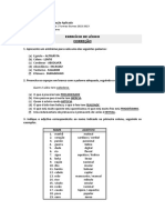 CORREÇÃO Do Exercício de Léxico - TEE DIA 2022
