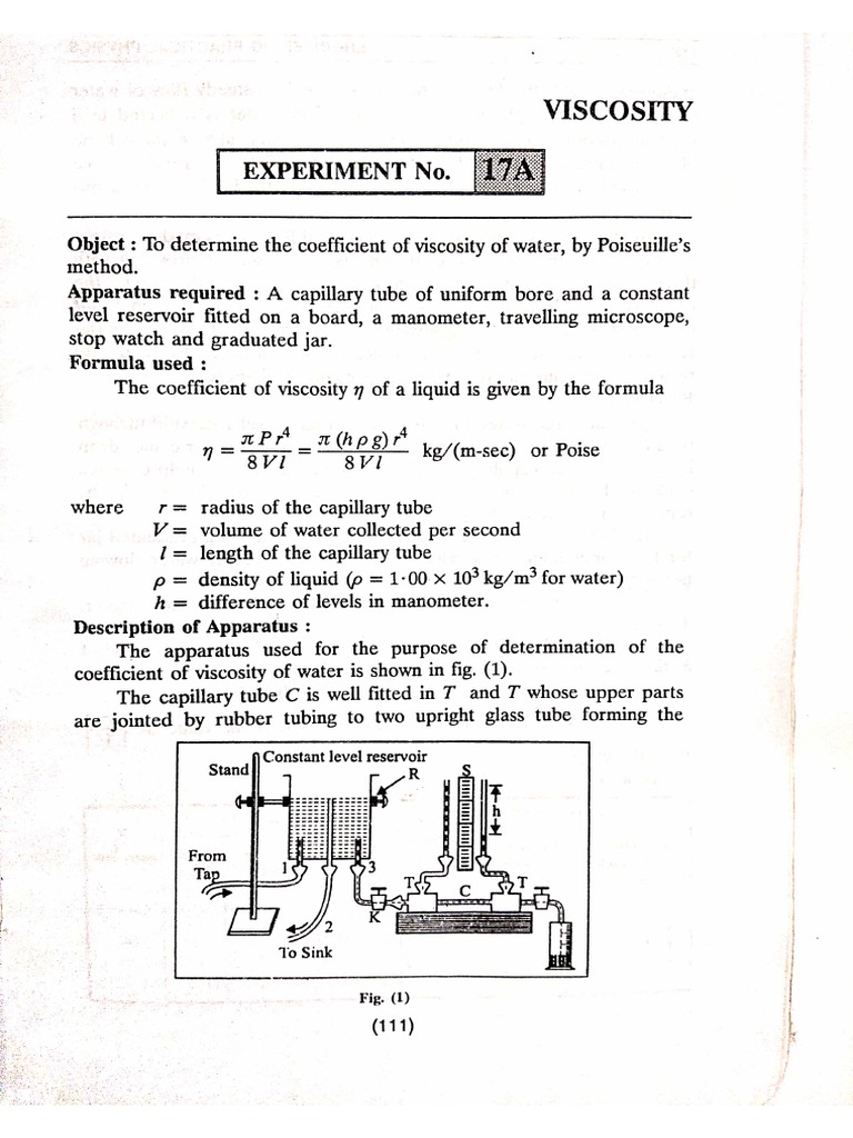 Physics Experiment7 Viscosity PDF