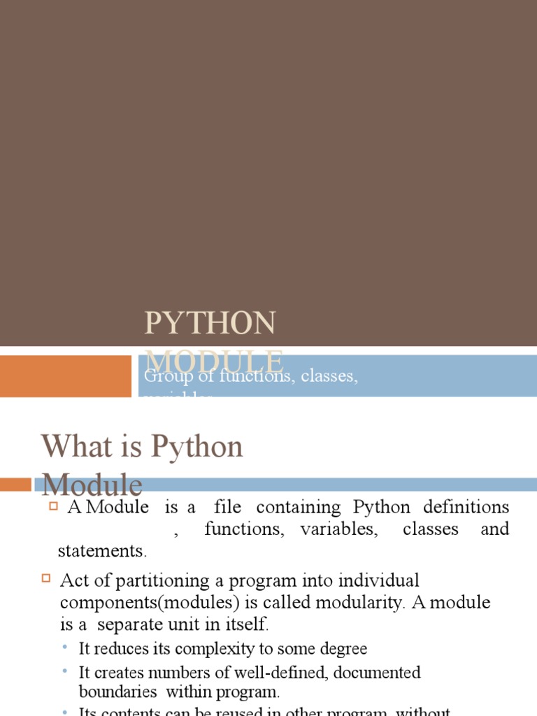 17 Python Modules-2 | Download Free PDF | Mean | Trigonometric Functions