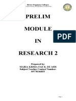 RESEARCH 2 Module 1