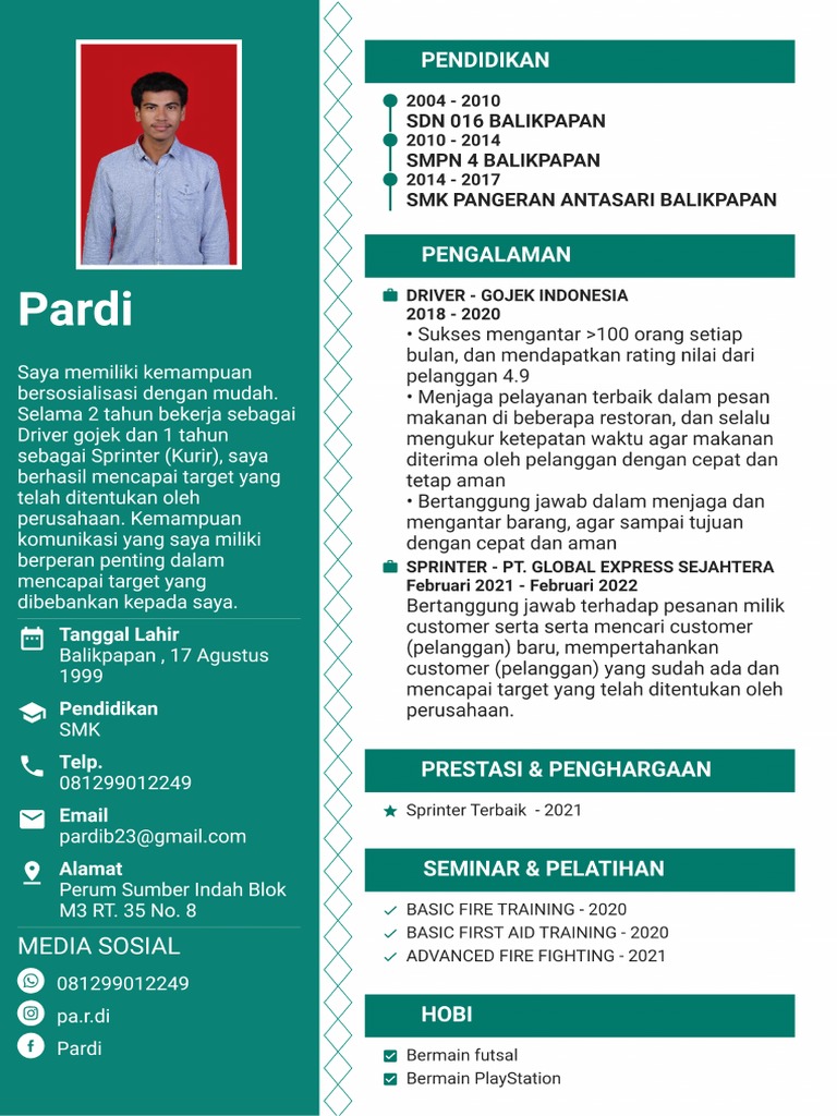 CV Pardi PDF | PDF