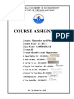 Assigment - Group 311-D PDF