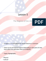 Geography of The USA. Lesson 5