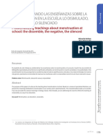 KOHEN, M y MEINARDI, E - Problematizando Las Enseñanzas Sobre Menstruación en La Escuela PDF