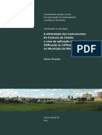 Dânia Brajato - A Efetividade Dos Instrumentos Do Estatuto Da Cidade - Mestrado PGT - PDF PDF