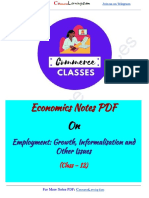 Employment - Growth, - Informalisation