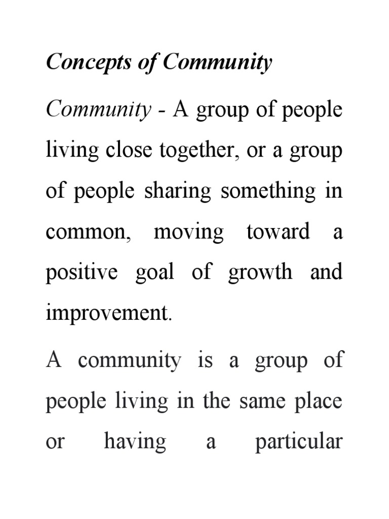 Lectures On COMMUNITY DEVELOPMENT | PDF | Community | Sociology