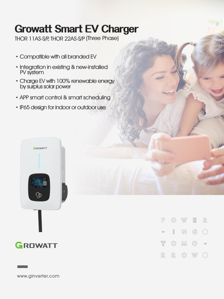 THOR 11kW&22kW AC EV Charger Datasheet | PDF | Ac Power Plugs And ...