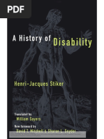Oxford Handbook of Disability History | PDF