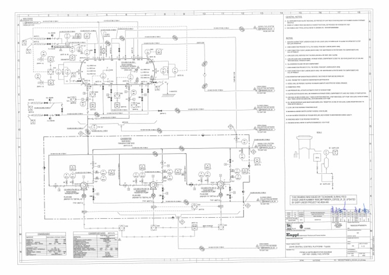 P&ID Unit 430 - Diesel Fuel System | PDF