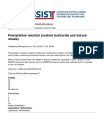 ASSIST - Precipitation Reaction (Sodium Hydroxide and Barium Nitrate) - 2019-03-05