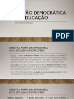 Gestão democrática da educação