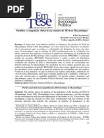 Partidos e Competicao Eleitoral Nas Eleicoes de 20