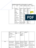 Lista de Materiales Semana Del 11 Al 15 de Octubre 2A