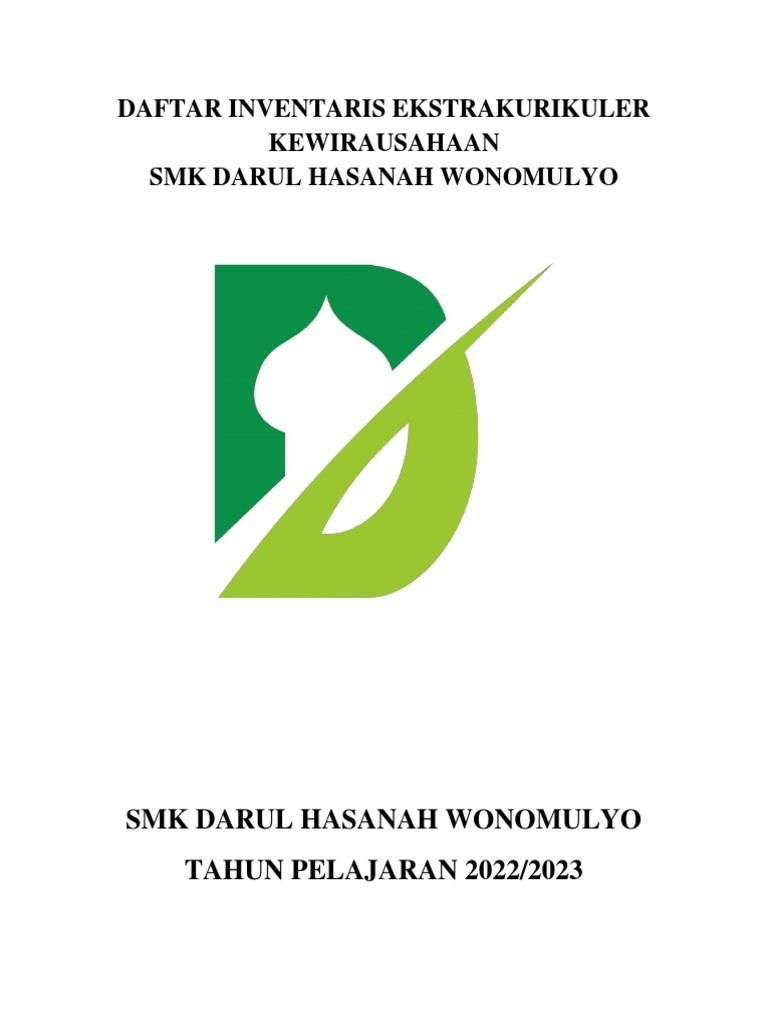 Inventaris Ekstrakurikuler Kewirausahaan SMK | PDF